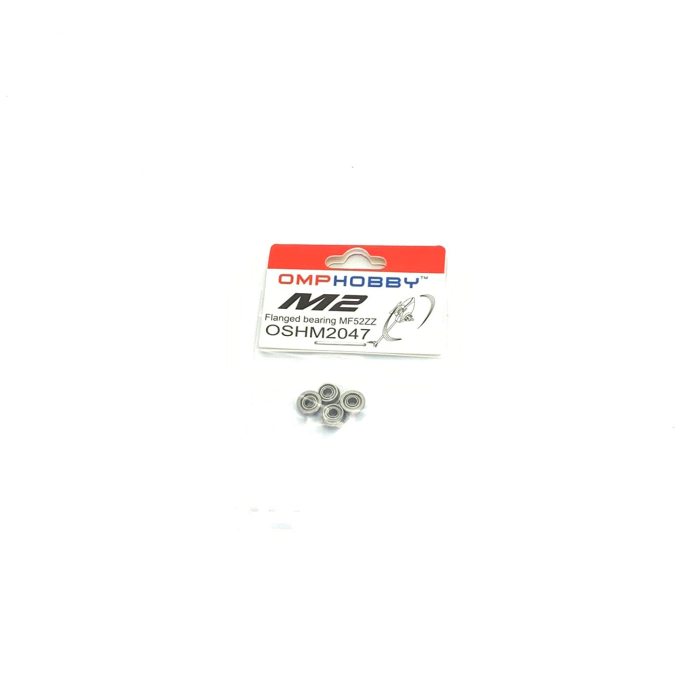 OMPHOBBY M2 Replacement Parts Flanged Bearing Set(MF52ZZ)（4Pcs) For M2 2019/V2/Explore OSHM2047