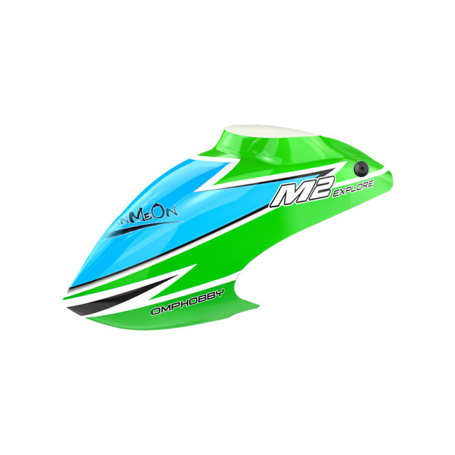 OMPHOBBY M2 Replacement Parts Canopy Set-Green For M2 Explore OSHM2101
