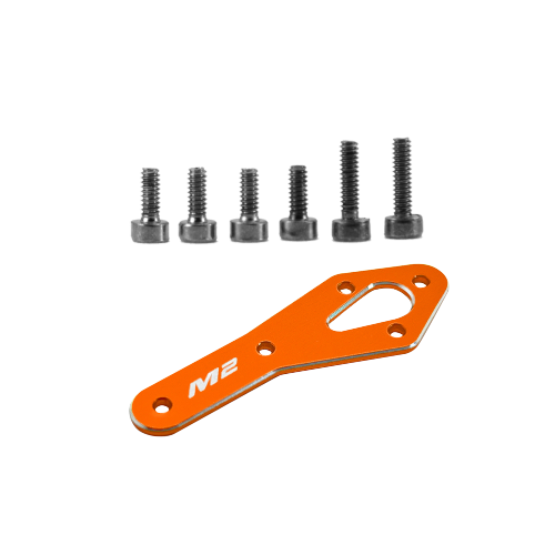 OMPHOBBY M2 EVO Tail Motor Reinforcement Plate set-Orange OSHM2318O