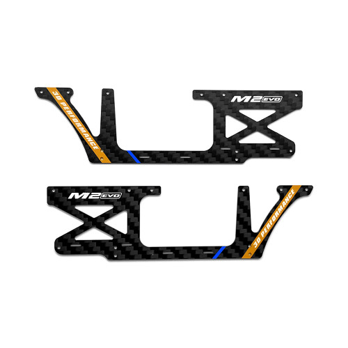 OMPHOBBY M2 EVO Fuselage Carbon panel set -White OSHM2326W