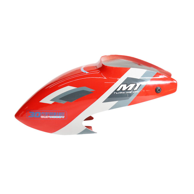 OMPHOBBY M1 EVO Canopy set-Glamour Red OSHM1210R