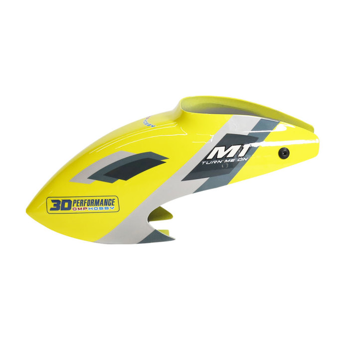 OMPHOBBY M1 EVO Canopy set-Racing Yellow OSHM1210Y