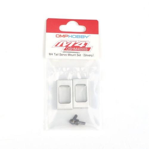 OMPHOBBY M4 Helicopter Tail Servo Mount Set（Silvery）For M4/M4 Max OSHM4055S