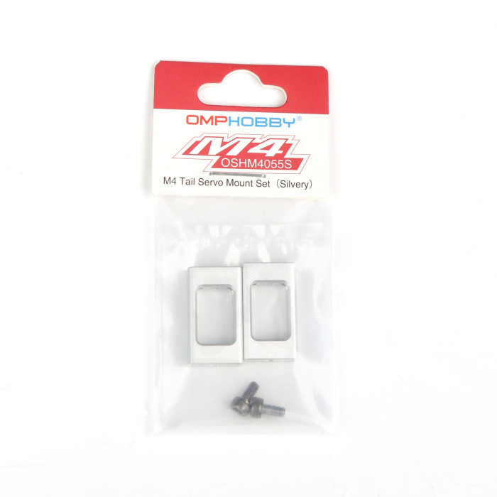 OMPHOBBY M4 Helicopter Tail Servo Mount Set（Silvery）For M4/M4 Max OSHM4055S