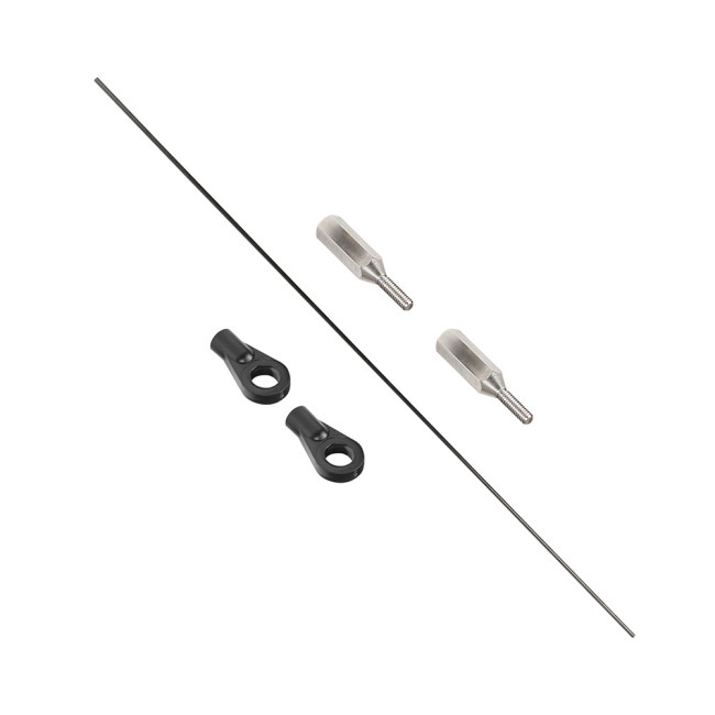 OMPHOBBY M4 Helicopter Tail Linkage Rod Set（Black）OSHM4039