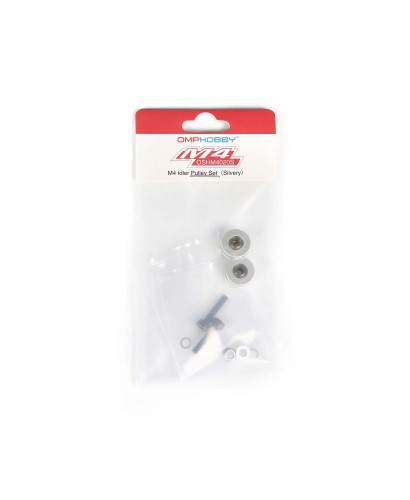 OMPHOBBY M4 Helicopter Idler Pulley Set（Silvery）OSHM4020S