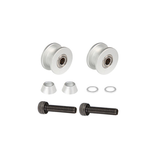 OMPHOBBY M4 Helicopter Idler Pulley Set（Silvery）OSHM4020S