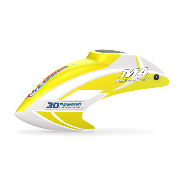 OMPHOBBY M4 Helicopter Canopy - Racing Yellow OSHM4061Y