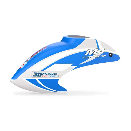 OMPHOBBY M4 Helicopter Canopy - Classic Blue OSHM4061B