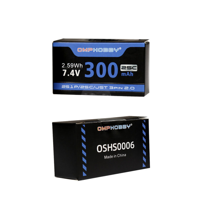 OMPHOBBY S720 Battery 7.4V 300mAh 1Pc OSHS0006