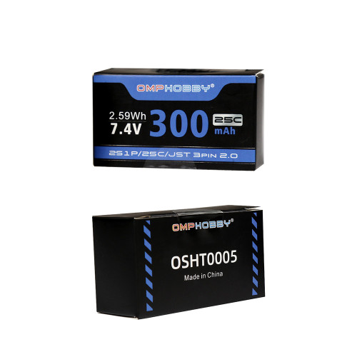 OMPHOBBY T720 7.4V 300mAh Battery OSHT0005