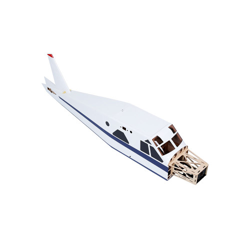 OMPHOBBY 65  Bushmaster ARF Fuselage -white blue