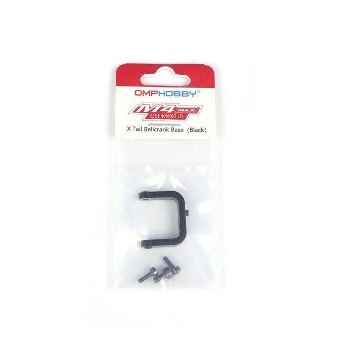 OMPHOBBY M4 MAX Helicopter X Tail Bellcrank Base (Black) OSHM4X010