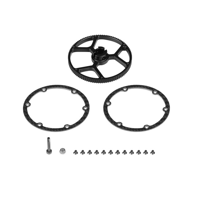 OMPHOBBY M4 MAX Helicopter X Main Pulley 99t（Black）OSHM4X007