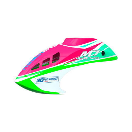OMPHOBBY M7 Helicopter Canopy Tropical Pink OSHM7004