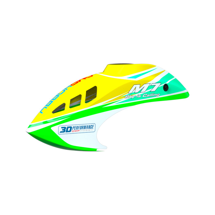 OMPHOBBY M7 Helicopter Canopy Lime Yellow OSHM7003