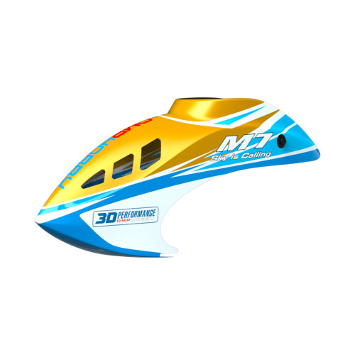 OMPHOBBY M7 Helicopter Canopy Topaz Gold OSHM7002