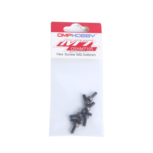 OMPHOBBY M5/M6/M7/M7R Helicopter Parts Hex Screw M2.5x6 OSHM7105