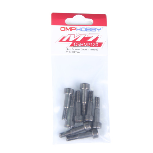 OMPHOBBY M7 Helicopter Hex Screw (Half Thread) M4x18 OSHM7120