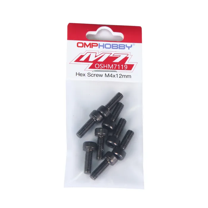 OMPHOBBY M7 Helicopter Hex Screw M4x12 OSHM7119