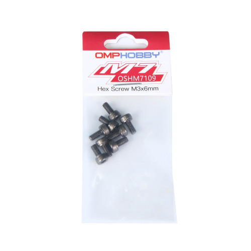 OMPHOBBY M5/M6/M7 Helicopter Parts Hex Screw M3x6 OSHM7109
