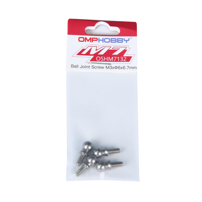 OMPHOBBY M7/M7R Helicopter Ball Joint Screw M3xΦ6x6.7 OSHM7132