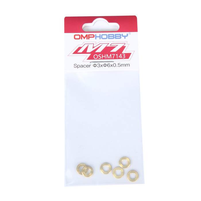 OMPHOBBY M7 Helicopter Spacer Φ3xΦ6x0.5 OSHM7143