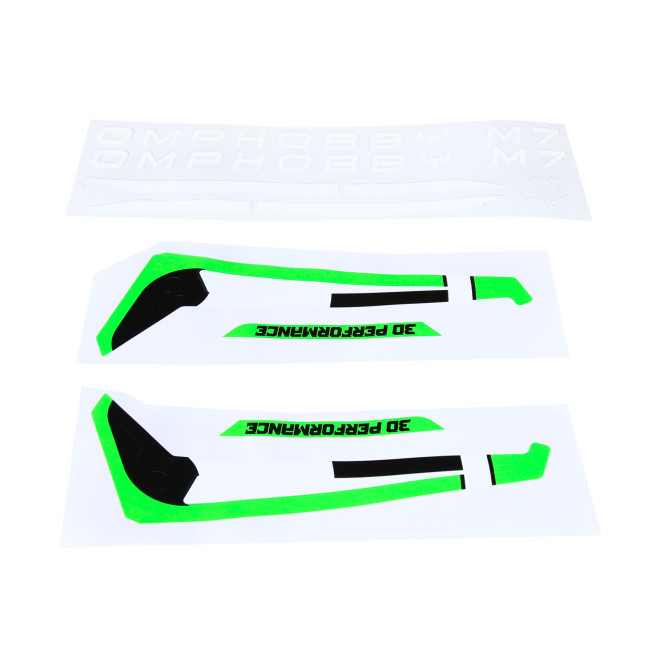OMPHOBBY M7 Helicopter Green Sticker OSHM7179
