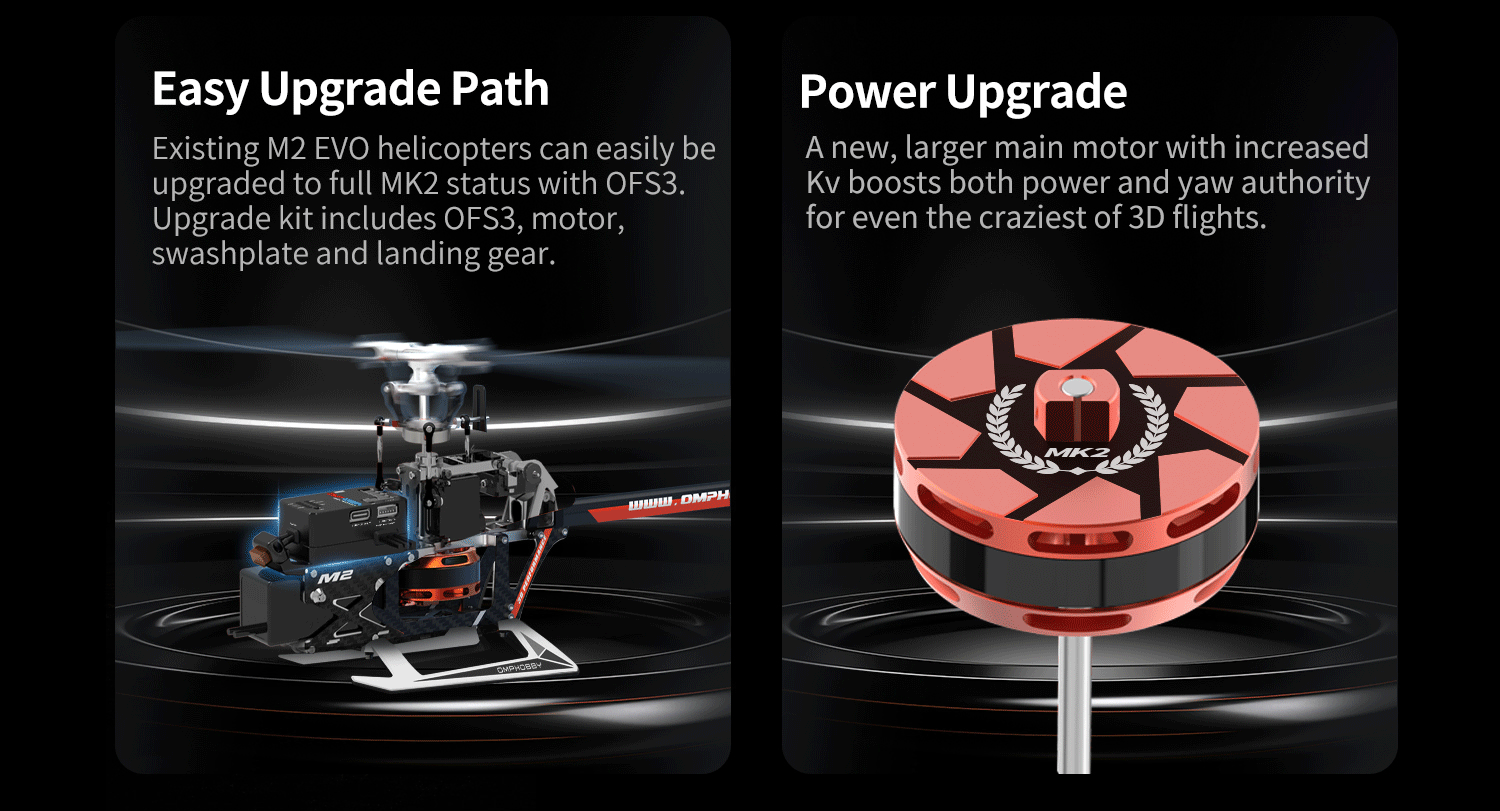 OMPHobby M2 RC Helicopter EVO Version OMPHobby M2 EVO MK2 Heli OMPHobby M2 RC Helicopter EVO Version OMPHobby M2 EVO MK2 Heli
