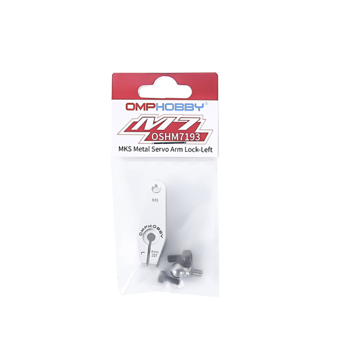 OMPHOBBY M7 Helicopter MKS Metal Servo Arm Lock-Left OSHM7193