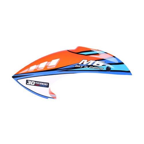 OMPHOBBY M6 RC Helicopter Canopy (Cosmic Orange) OSHM6018