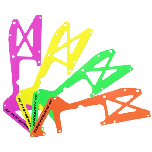 OMPHOBBY M2 V3 PRO RC Helicopter Parts Painted Lower Frame Sides (Set)