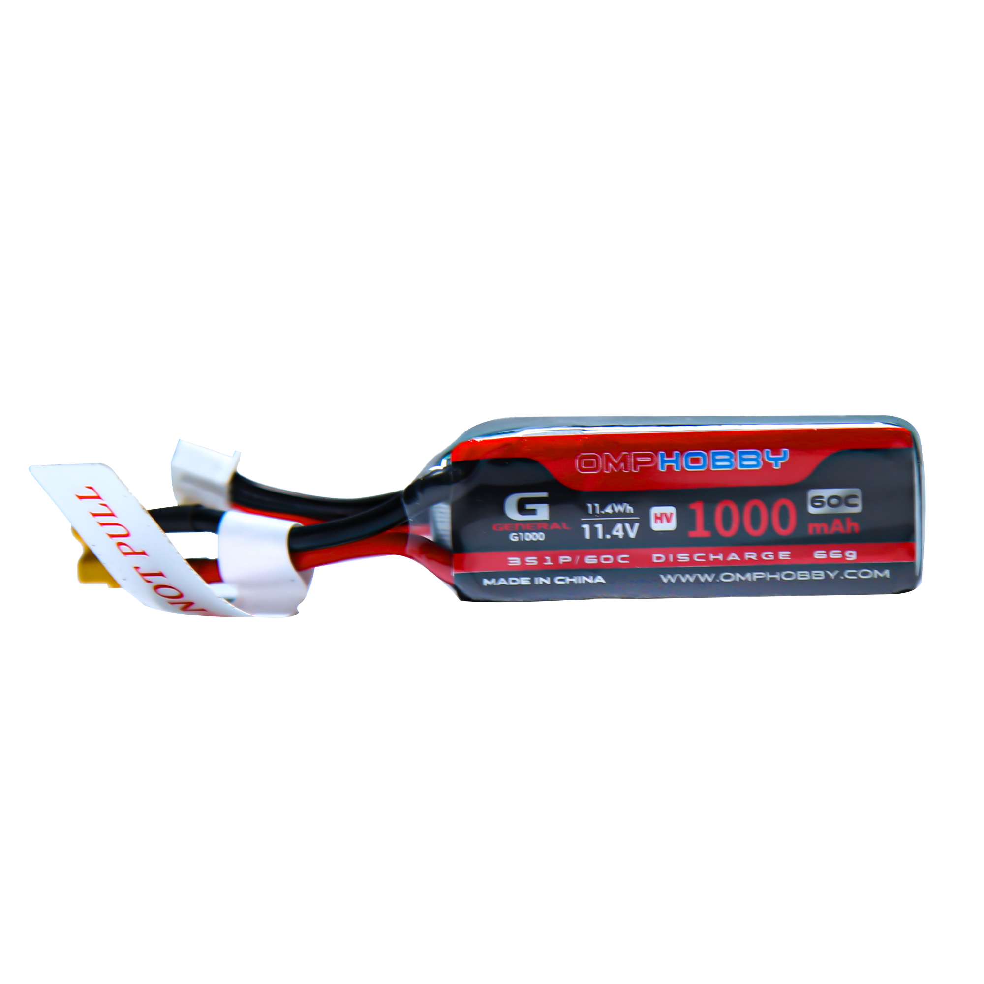 OMPHOBBY RC Helicopter 11.4VLithium Battery 60C 1000mAh OSHM2365