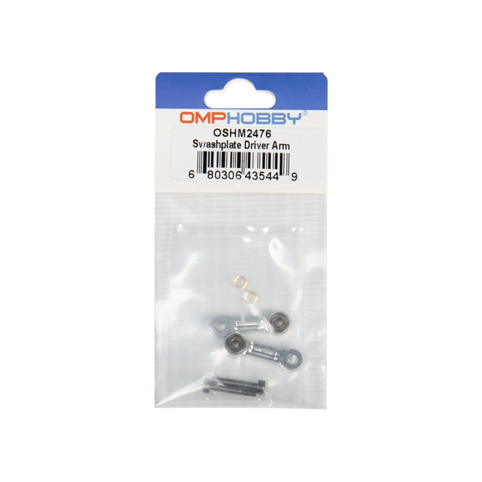 OMPHOBBY M2 V3 Sport RC Helicopter Parts Swashplate Driver Arm（sliver） OSHM2476
