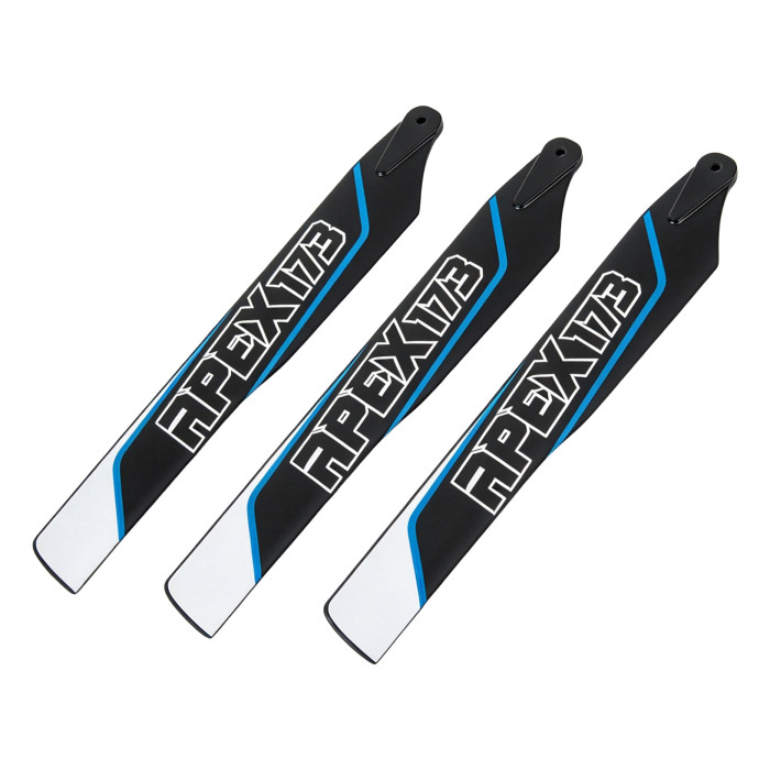 OMPHOBBY M2 V3 Apex 173 mm Main Rotor Blades (3 pcs) OSHM2517