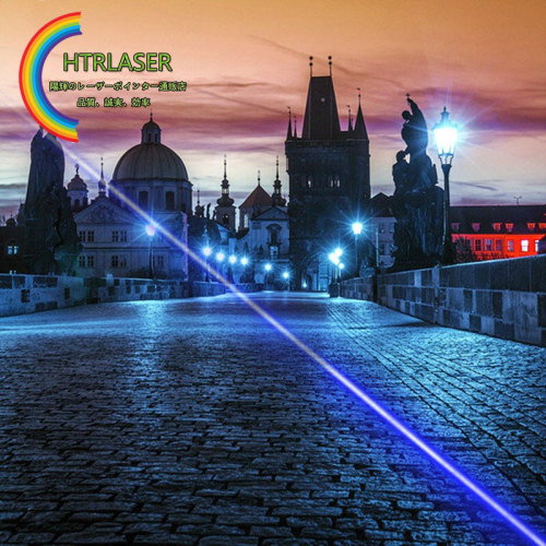 高級感溢れる青色レーザーポインター強力450nm波長レーザーペン