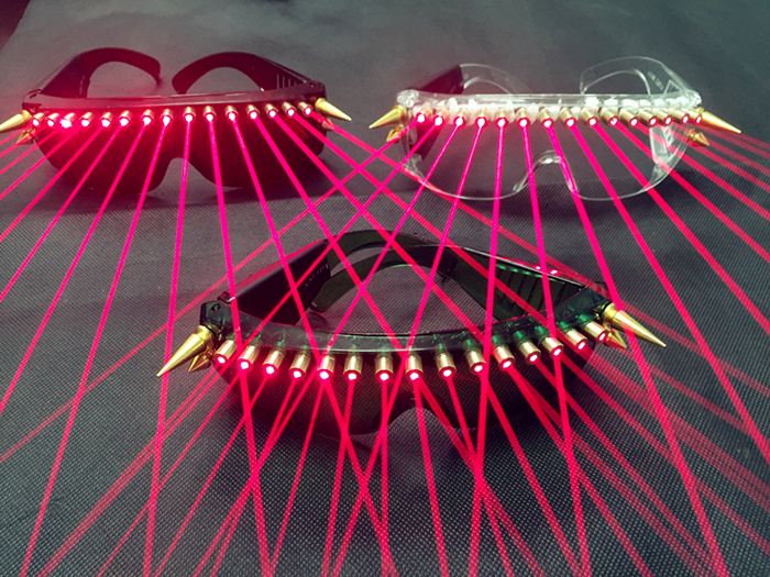 led付き発光 メガネ