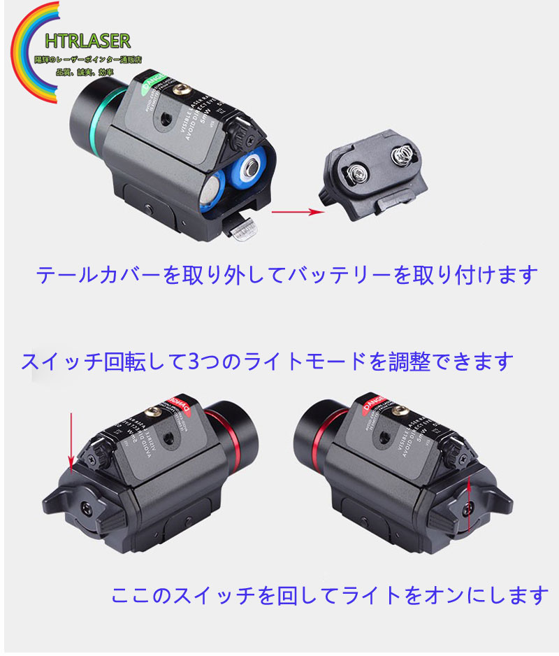 新型レーザーサイト