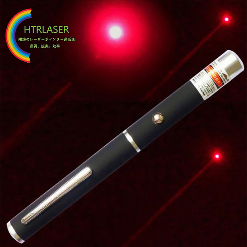 高性能水準器　レザーポインター付き 海外100mWレッド高出力レーザー650nm 赤色レーザーポインター