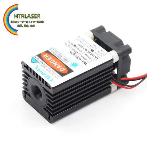 12V高出力赤色レーザーモジュール650nm 200mW ファンと電源アダプターを備えた