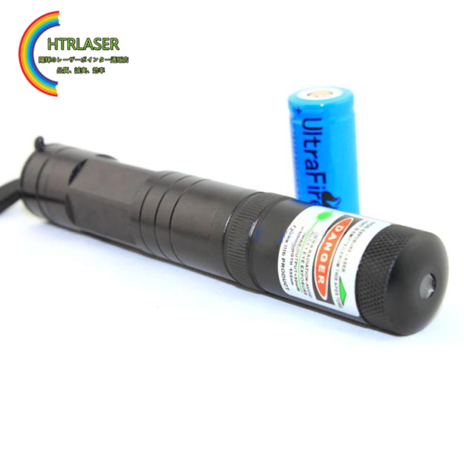 満天星 高品質 851レーザーポインター緑色 30mw 520nm レーザー懐中電灯 カラス退治用