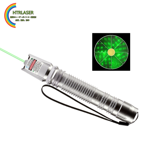 銀色新品 1000mw 532nm 緑色レーザーポインター満天星キャップ付き クラスIVレーザー高出力
