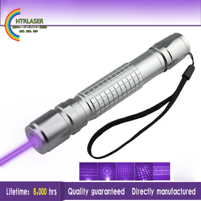満天星 500mw 紫色 レーザーポインター多機能指示棒