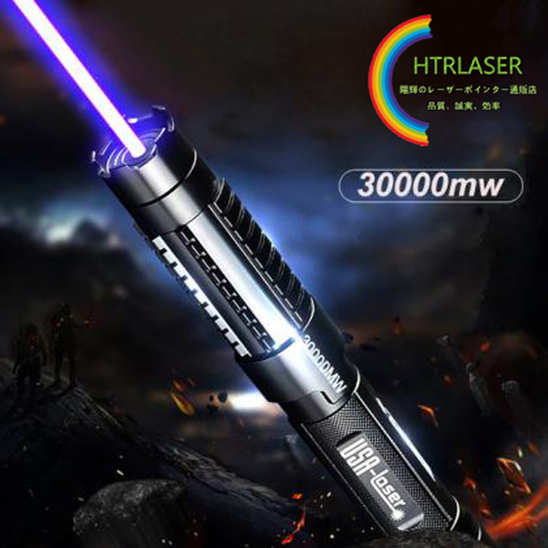 レーザーポインター大量 黒色usb充電式 緑レーザーポインター532nm 100mw 高出力