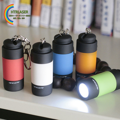usb充電式 led多機能 強光 児童 家庭用 屋外用 プラスチックミニ懐中電灯ポータブル