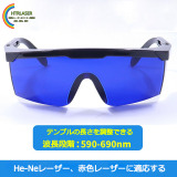 590-690nm赤色レーザー保護ゴーグル opt機器 IPL赤色光 E光美容ゴーグル