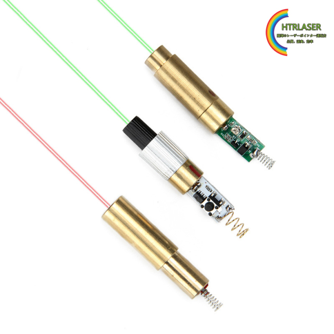 上下左右に調整可能赤色緑色レーザーモジュール 自作専用