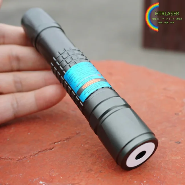 60mW 488nm 青色レーザーポインター  綺麗レーザービーム IP68防水 高級レーザー懐中電灯