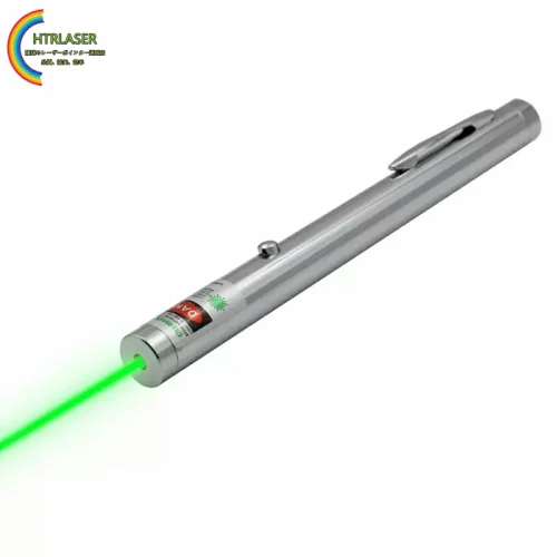 人気 銀色ペン型 100mwグリーンレーザーポインター指示棒 クラスIIiB星観察レーザー激安