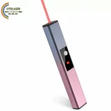 5mw Type-C快速充電 USB レーザーポインター電池残量表示付 オリジナル スマートパワーデジタル表示レーザー